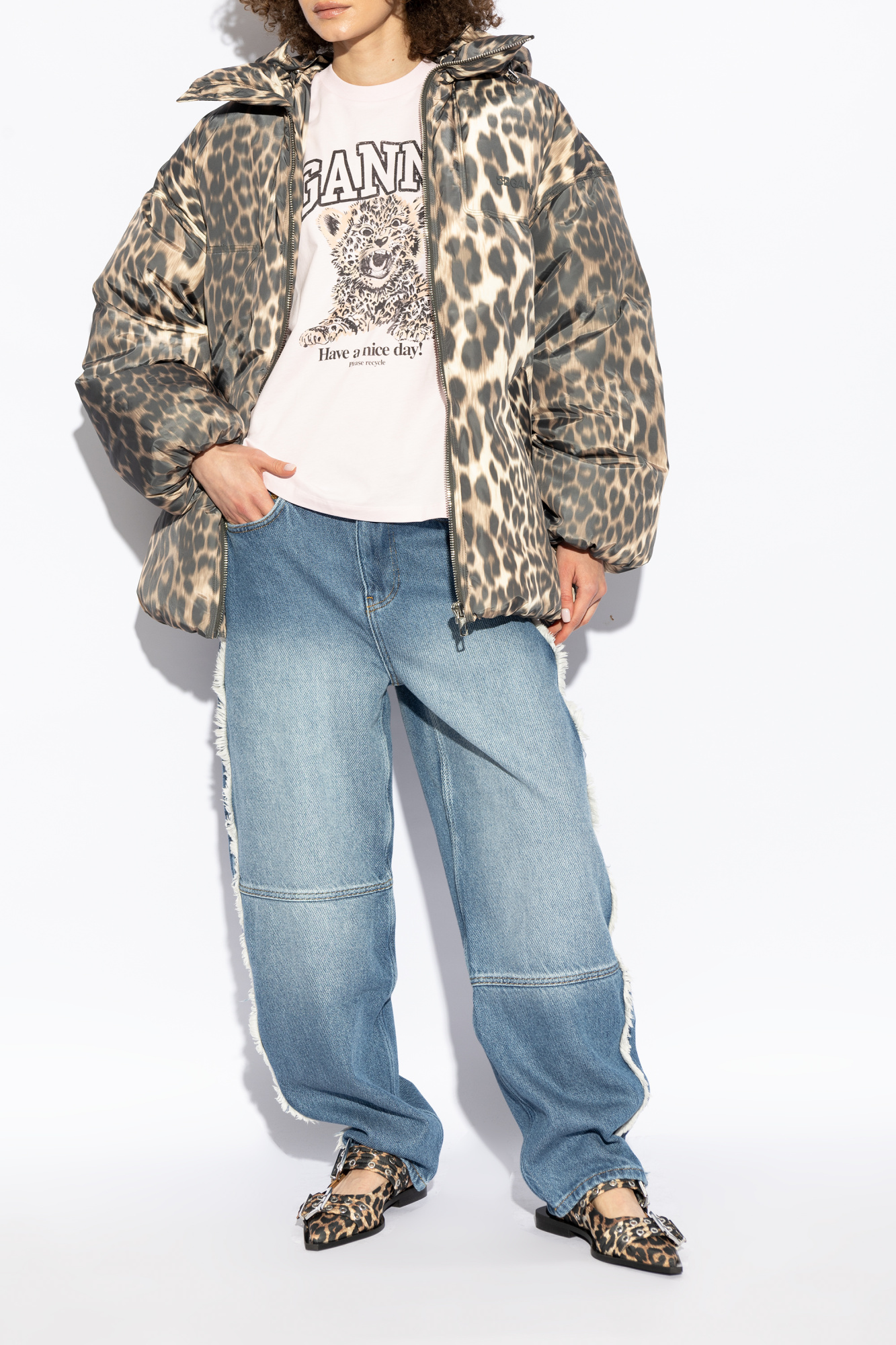 シューズ・サンダルその他 Ganni SHOES (S29474926) Ganni Shoes with animal print | Women's Shoes | Vitkac